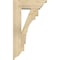 Ekena Millwork Merced Traditional Rough Sawn Bracket w/ Offset Brace, Douglas Fir, 6"W x 16"D x 28"H BKT0604X16X28MRC01RDF - alternate 2
